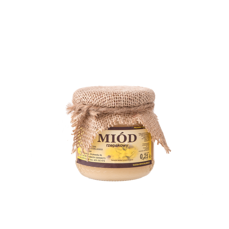 Miód rzepakowy 0,25kg