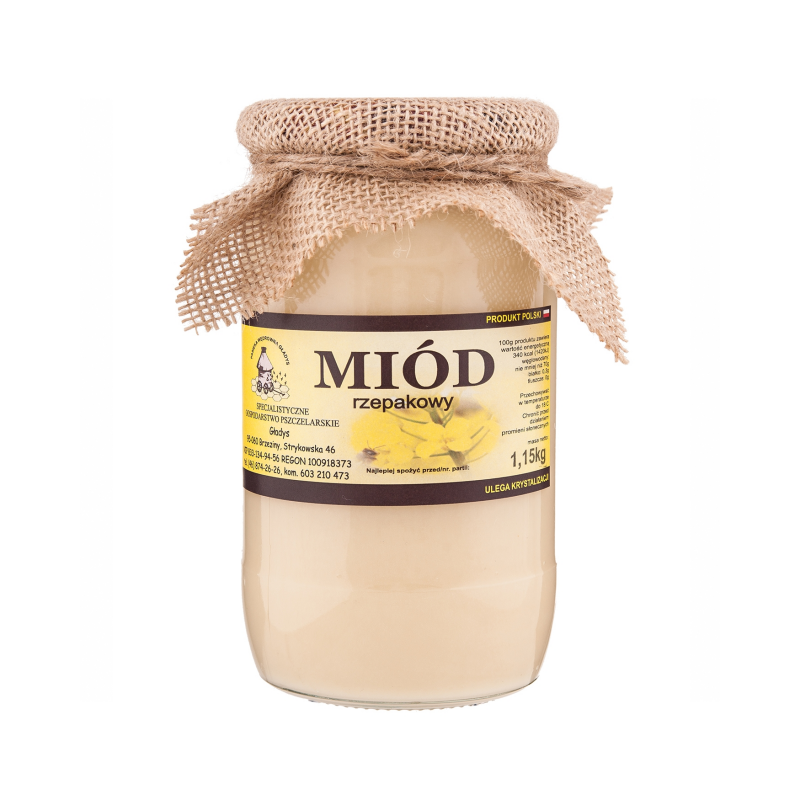 Miód rzepakowy 1,10kg